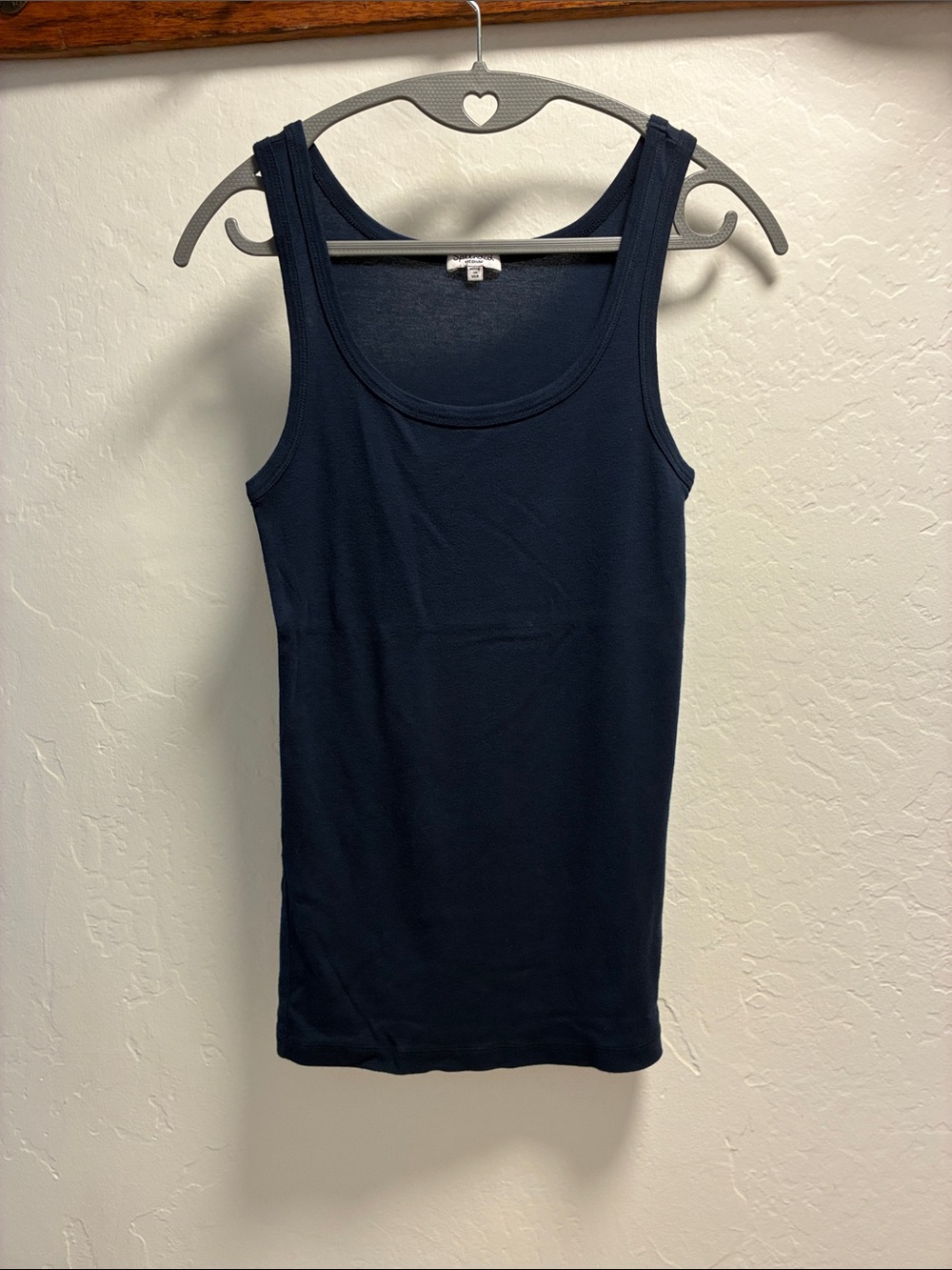 Splendid Navy Scoop Tank Top Size Medium